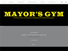 Tablet Screenshot of mayors.fi